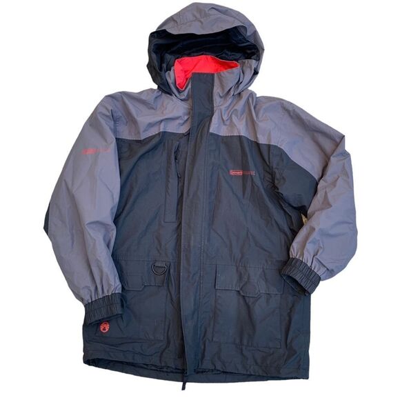 Coleman Full Zip Windbreaker Raincoat Fishing Camping Hiker Men’s Medium - Picture 11 of 11